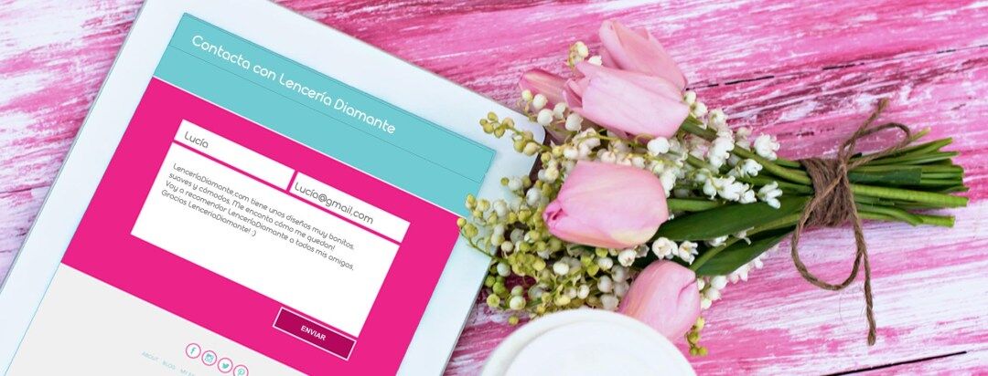 contacta con lenceria diamante